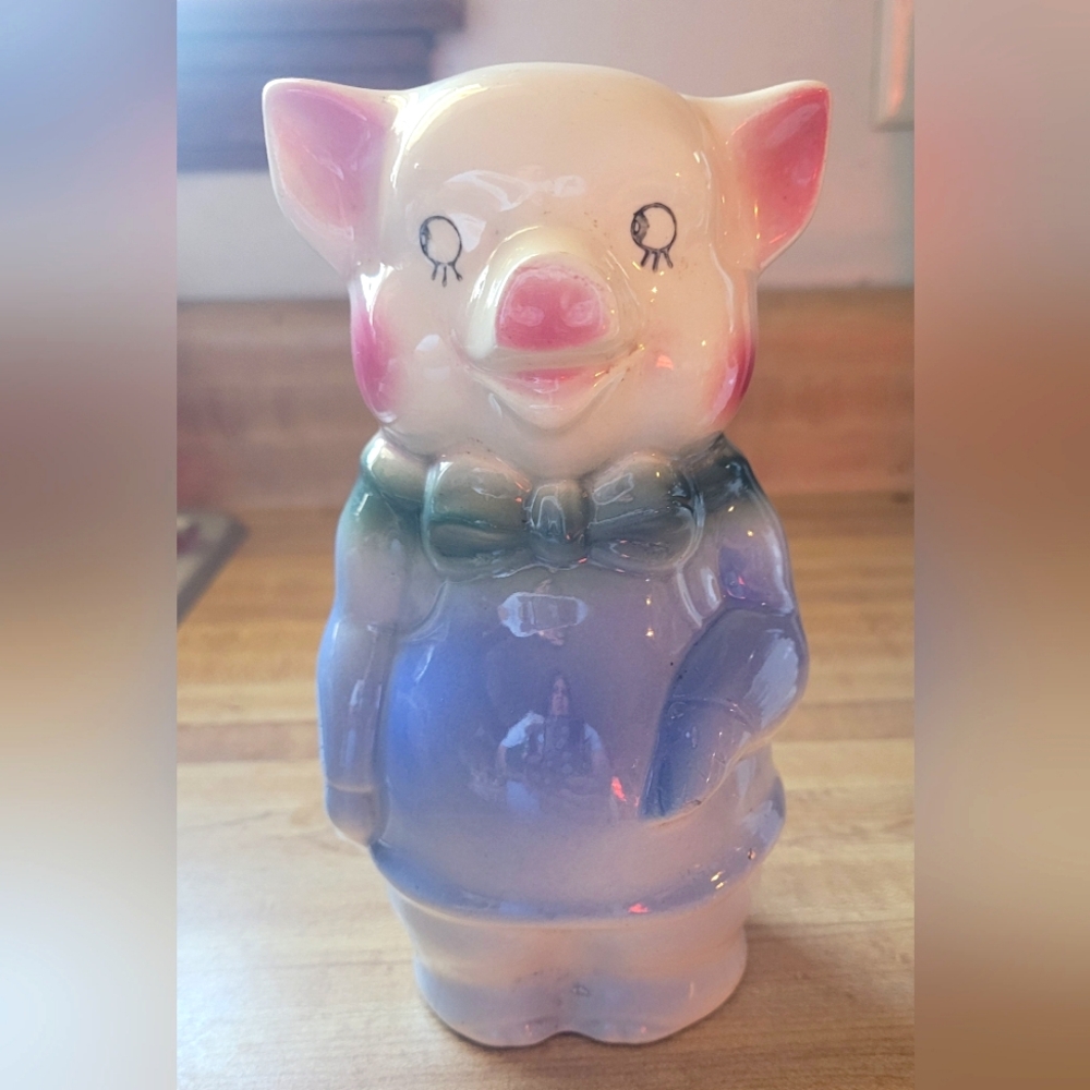 1950s Athropomorphic Pig bank by Royal Copley